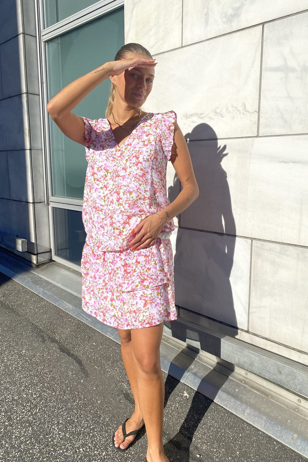 Smock Smock Skirt - Tofu Darling Ditsy