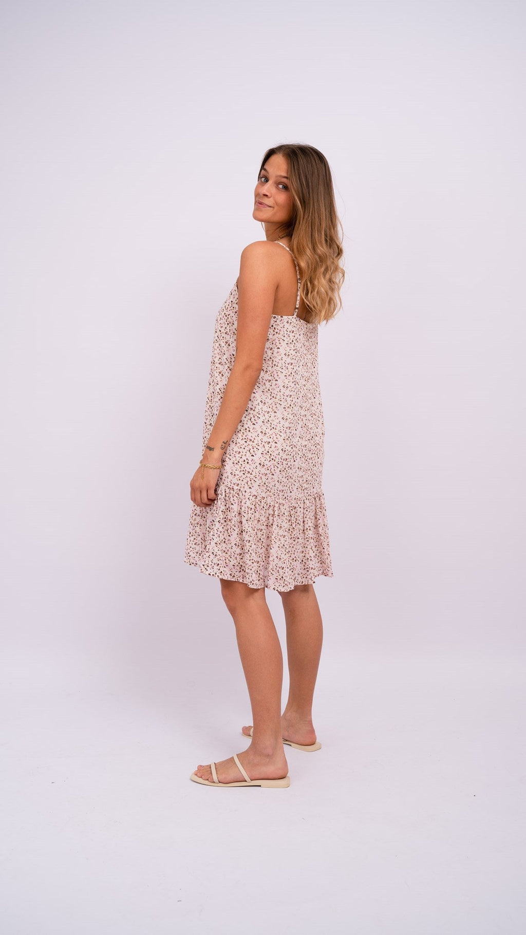 STAR Singlet Kjole - Tofu Eve Small Flower