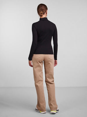 Kitte rollneck top - nero