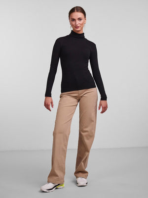 Kitte rollneck top - nero