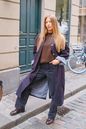 Trench Livia - Blu marino