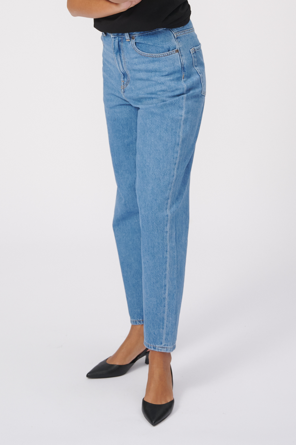 The Original Performance Mom Jeans - Denim blu chiaro