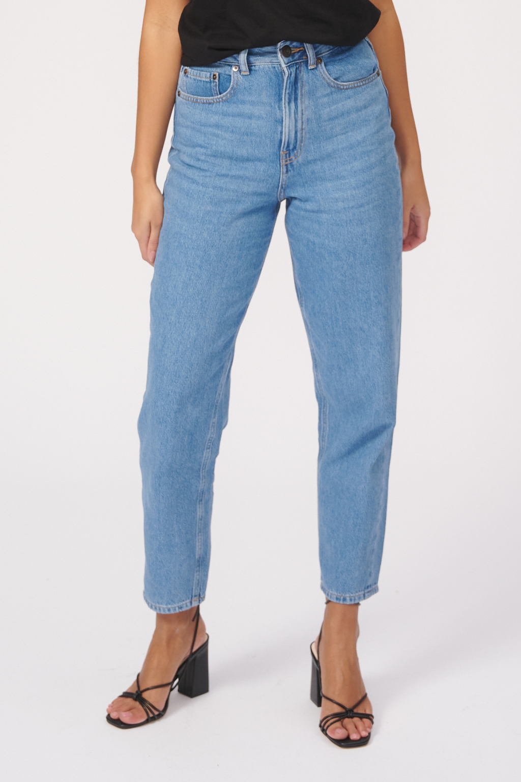 The Original Performance Mom Jeans - Denim blu chiaro