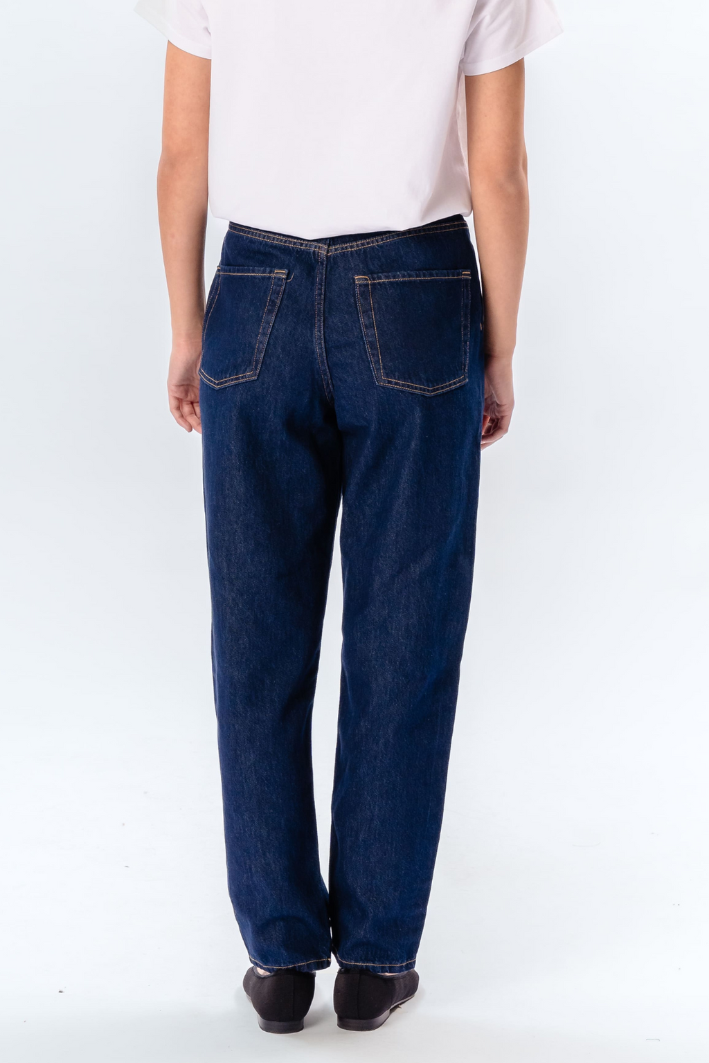 The Original Performance Mom Jeans - Dark Blue Denim