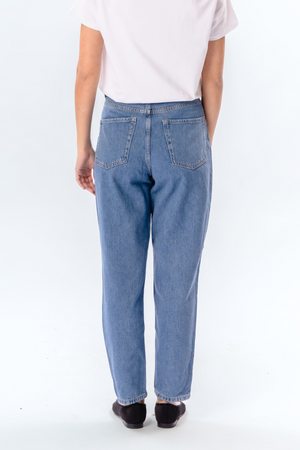 The Original Performance Mom Jeans - Light Blue Denim
