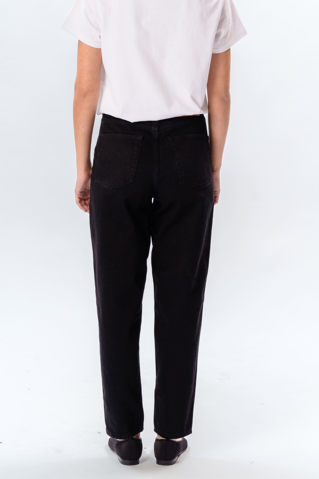 The Original Performance Mom Jeans - Black Denim