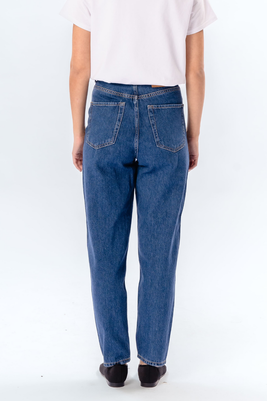 The Original Performance Mom Jeans - Denim blu medio