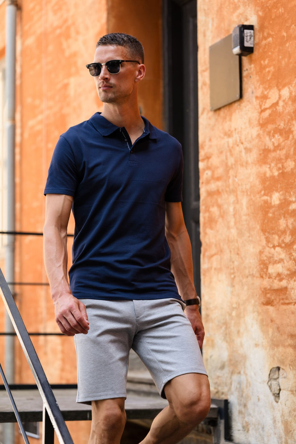 POLO MUSCLE - NAVY