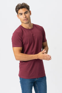 T -shirt muscolare - rosso bordeaux