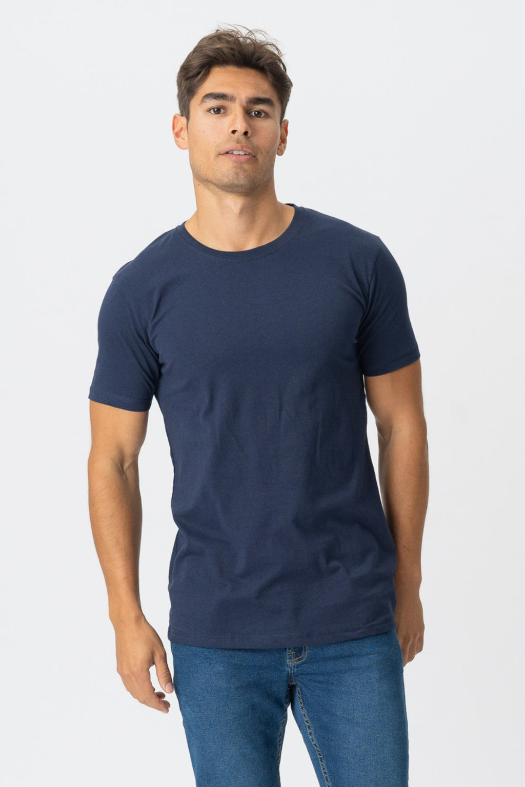 T -shirt muscolare - blu scuro