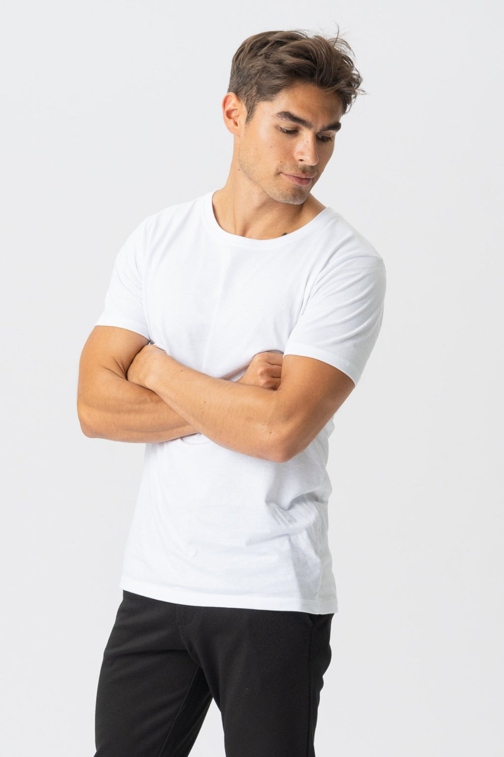 T -shirt muscolare - bianco