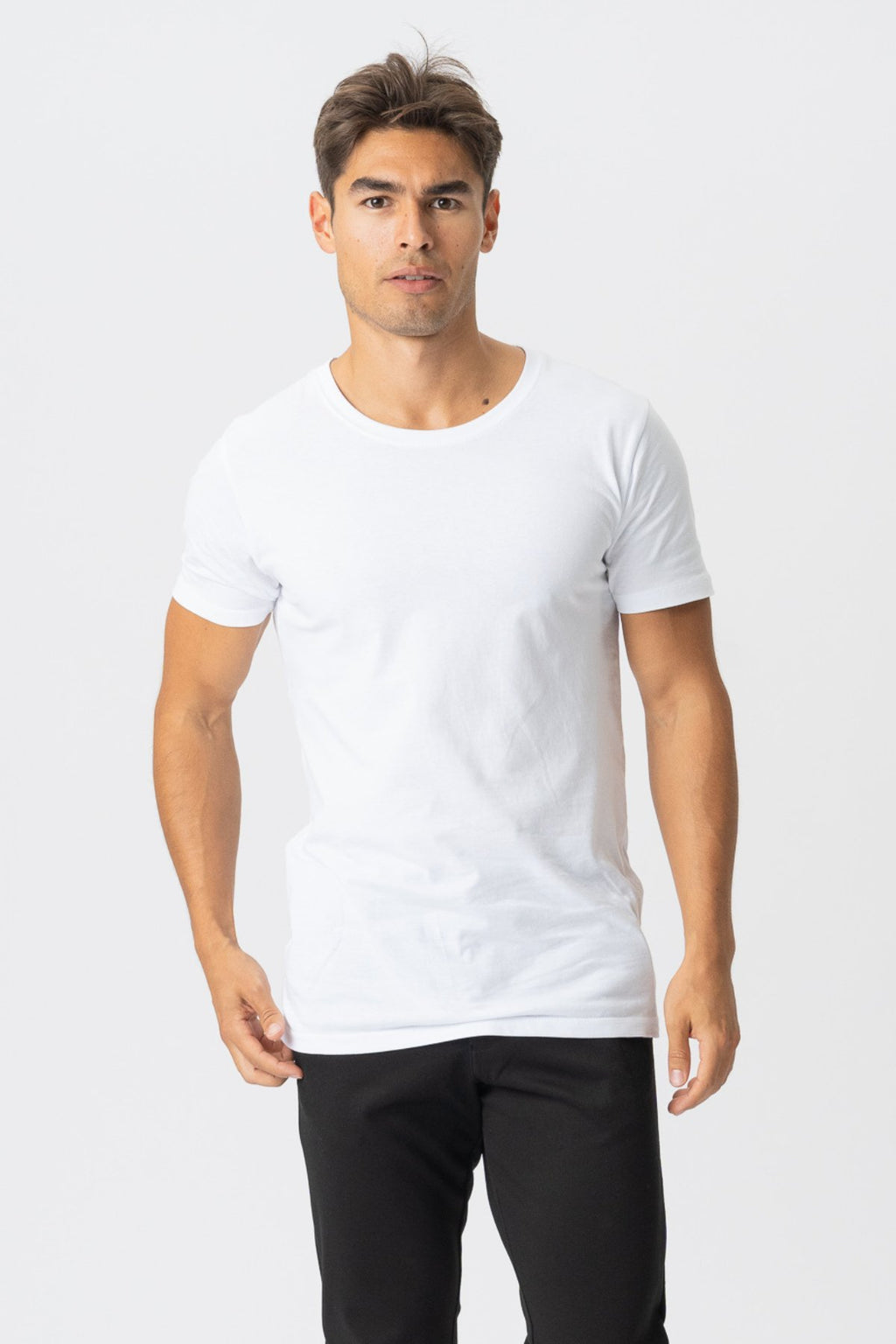 T -shirt muscolare - bianco