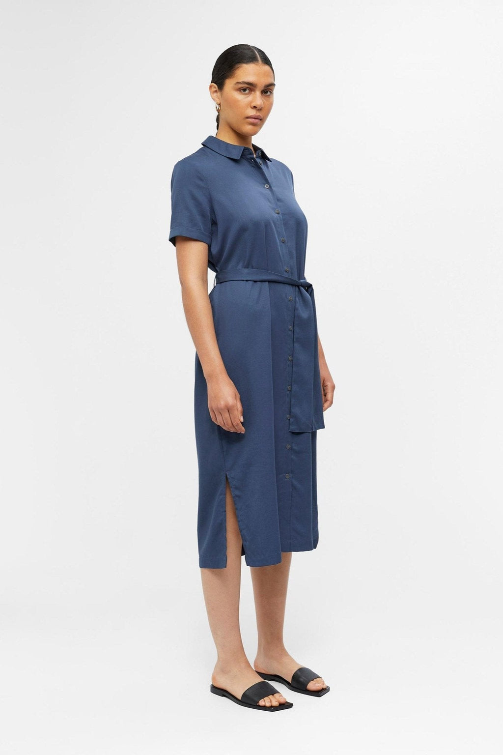 Tilda Maxi Kjole - Blue Indigo