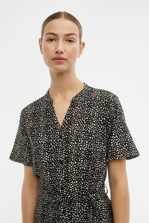 Seline Midi Kjole - Sort