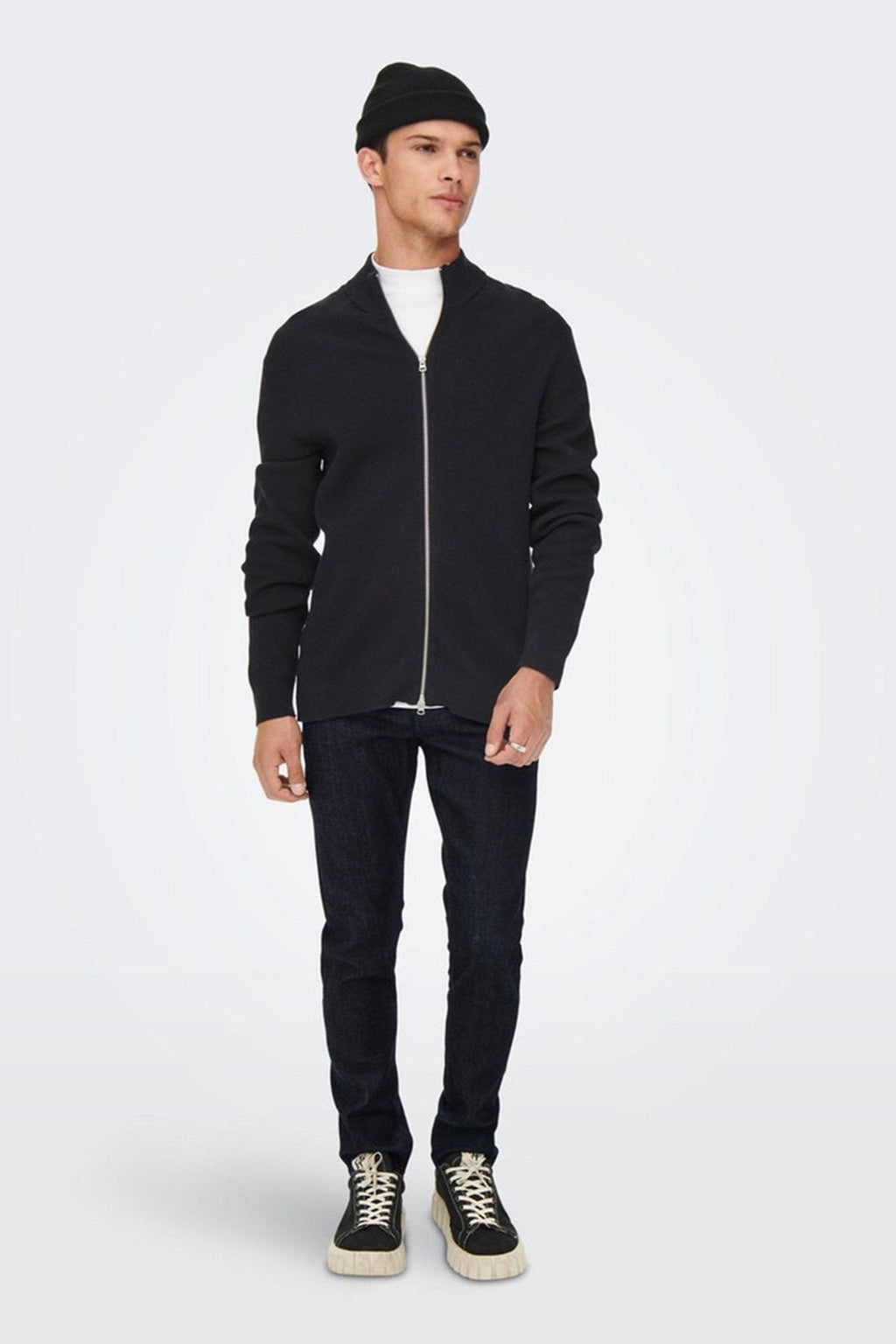 Jeans crudo di telai - denim blu