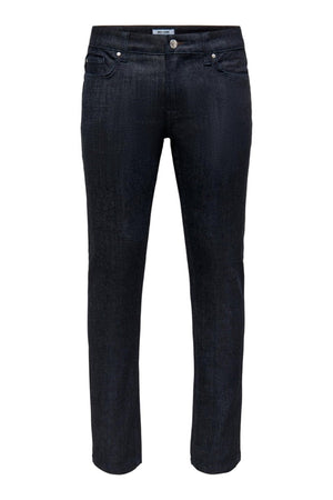 Jeans crudo di telai - denim blu