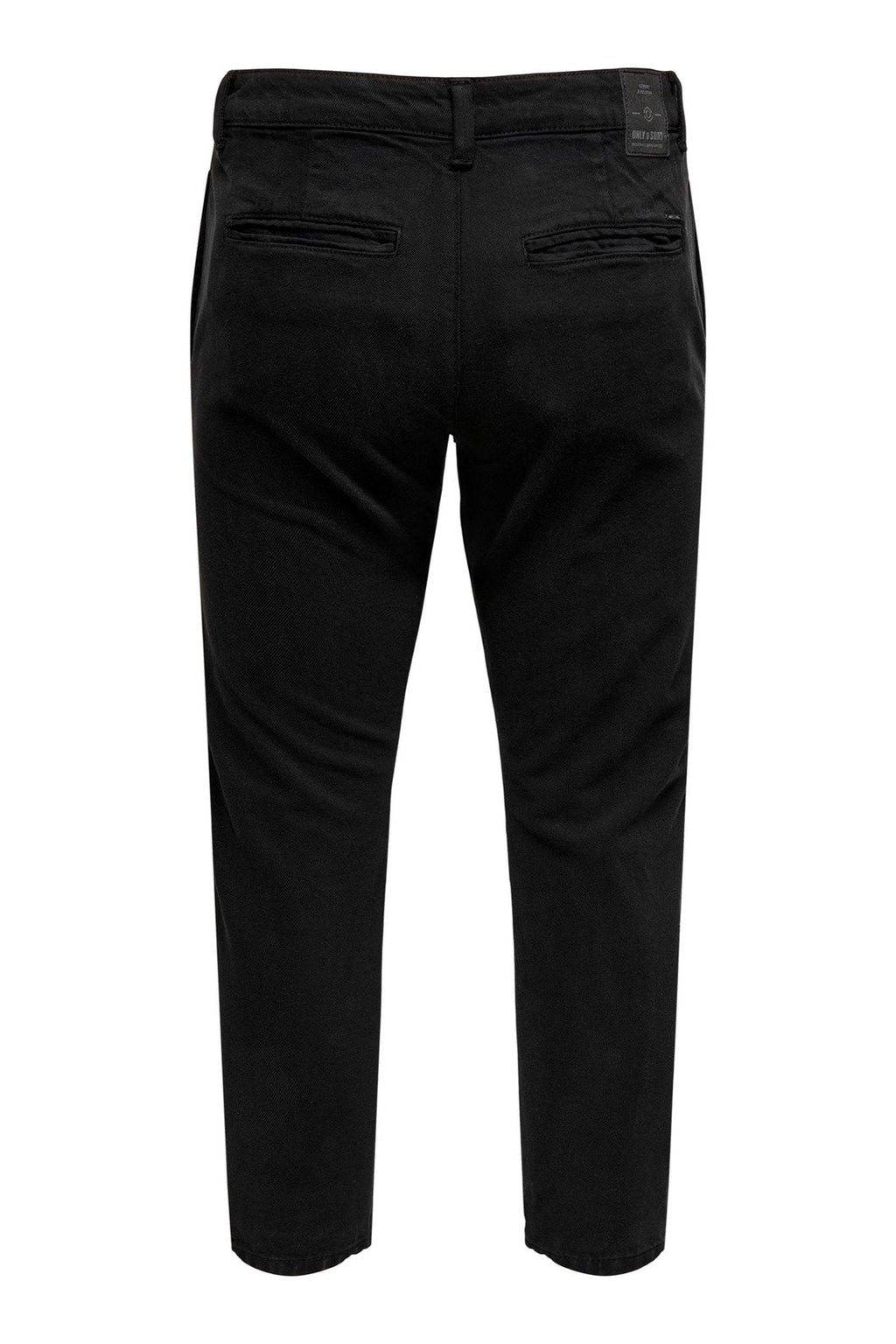 Pantaloni da twill chino a raggio avi - nero