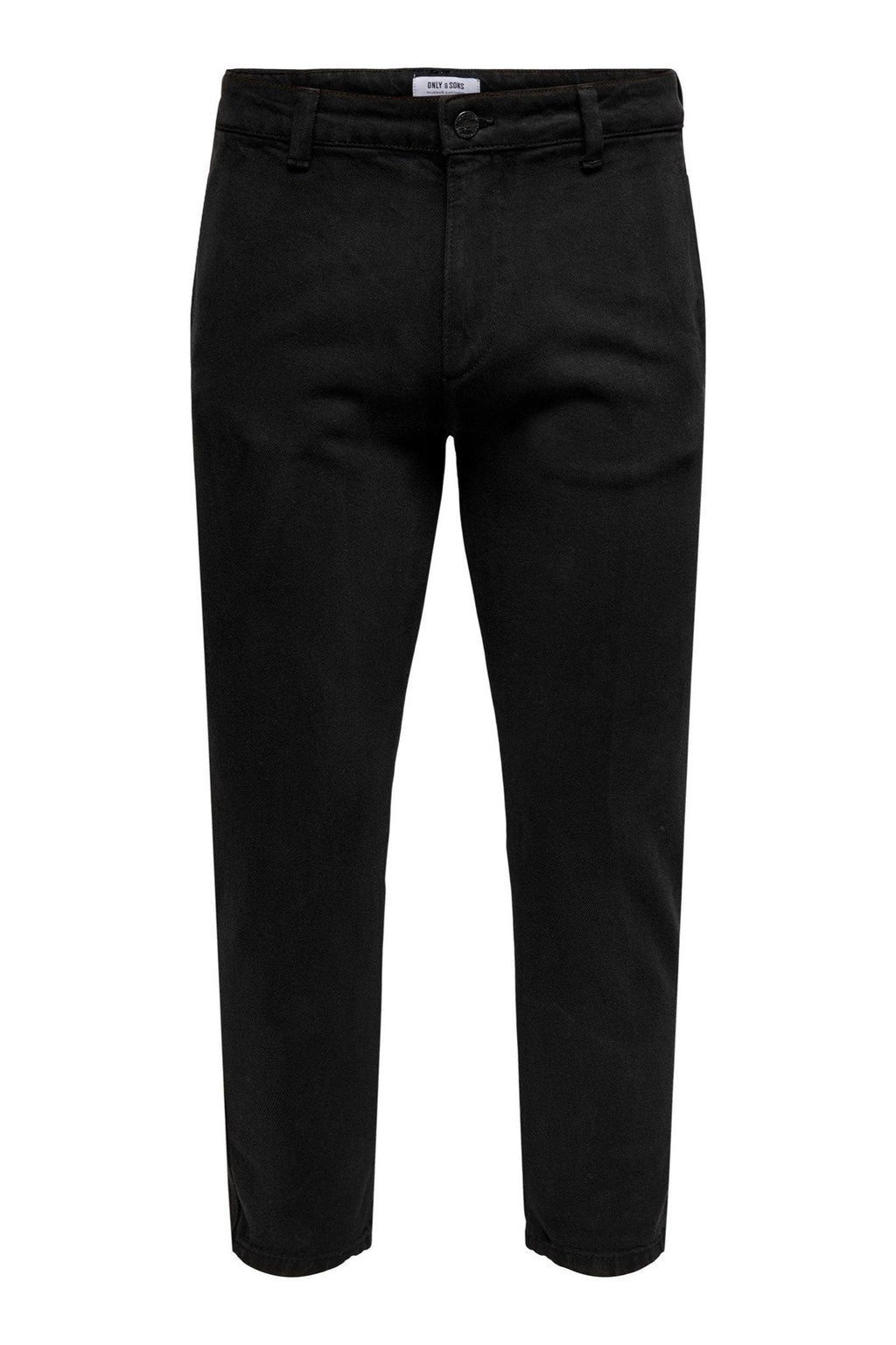 Pantaloni da twill chino a raggio avi - nero