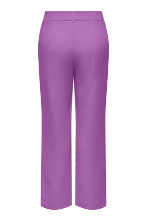 Lana-Berry Mid Straight Pants - Dewberry