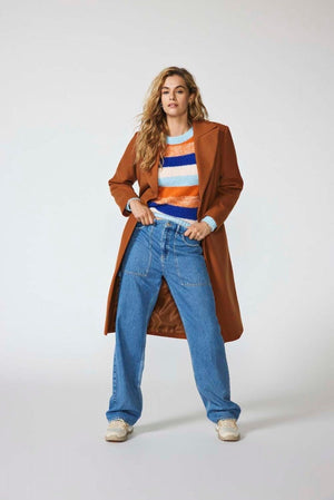 Jeans largo kirsi - denim blu medio