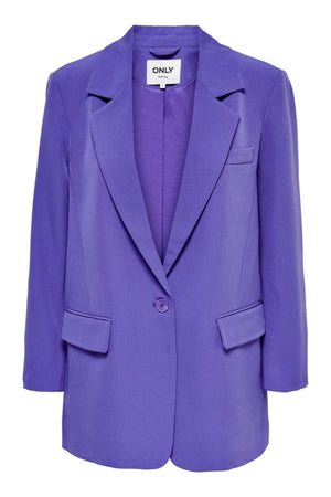 Lana-Berry Oversized Blazer - Deep Blue