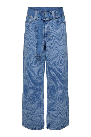Esther Hope Print - denim blu medio