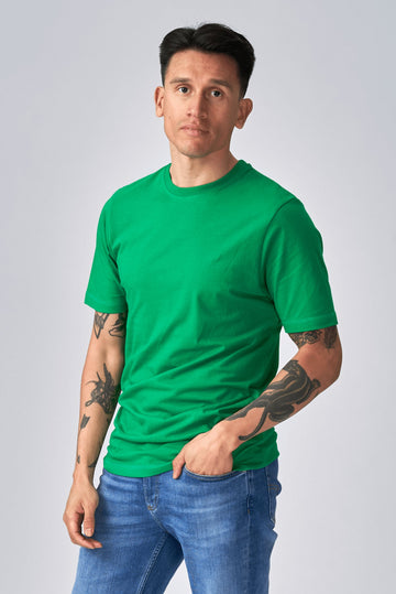 T -shirt di base organica - verde