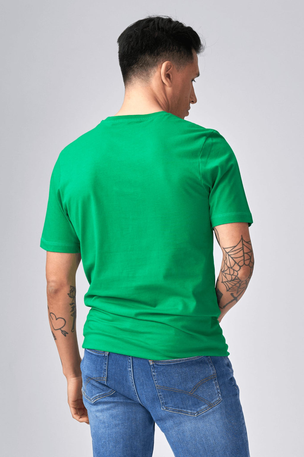 T -shirt di base organica - verde