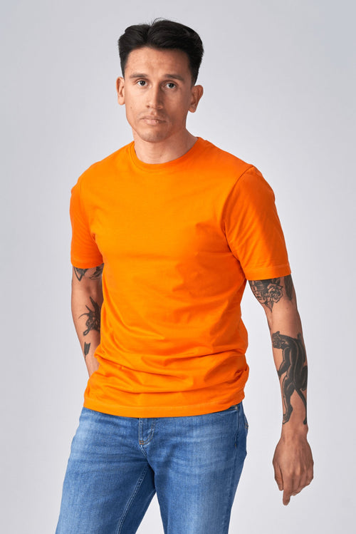 Organic Basic T-shirt - Orange - TeeShoppen Group™ - T-shirt - TeeShoppen