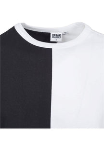 Oversize Harlequin Tee - Black-White