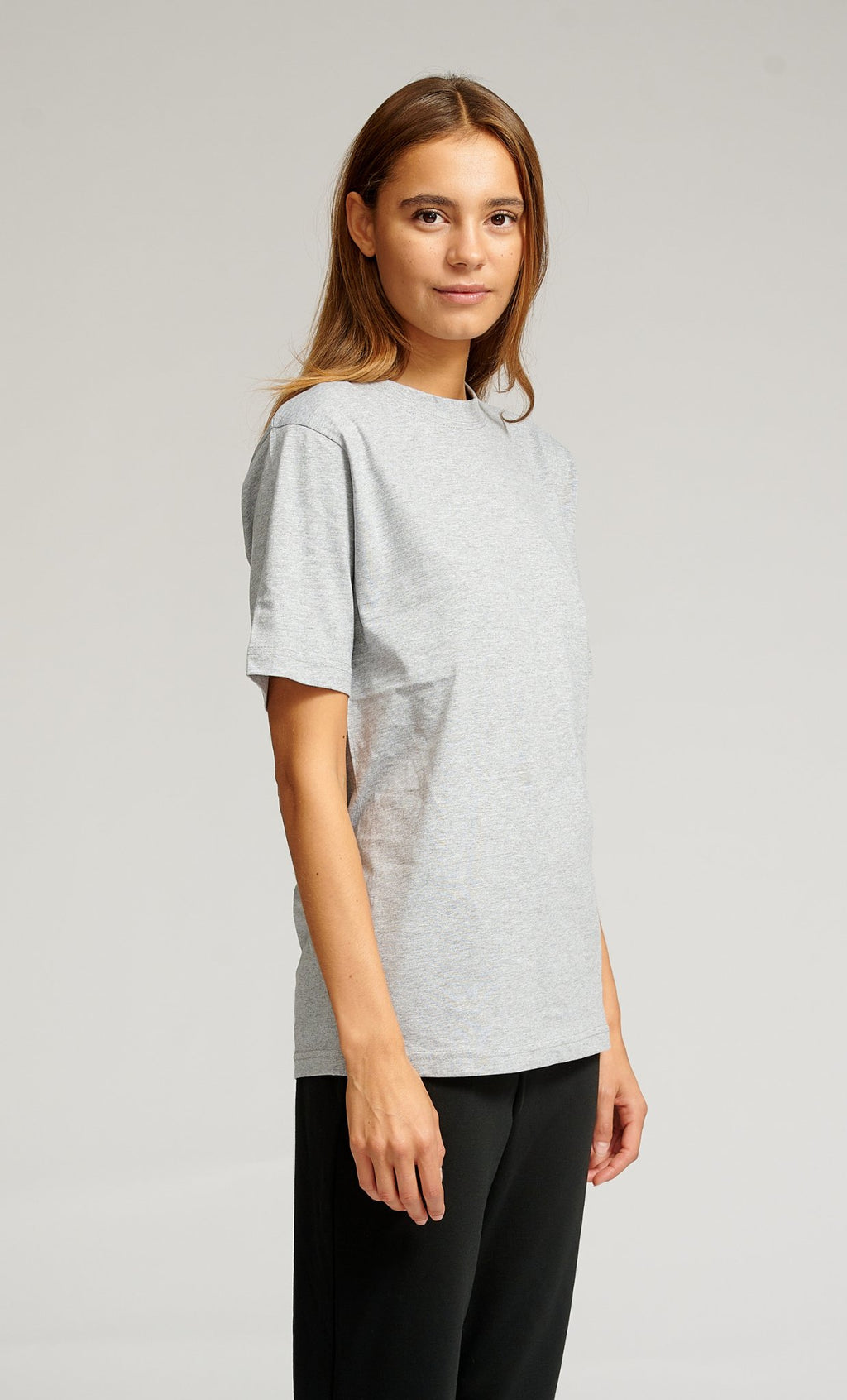 T -shirt oversize - grigio melange