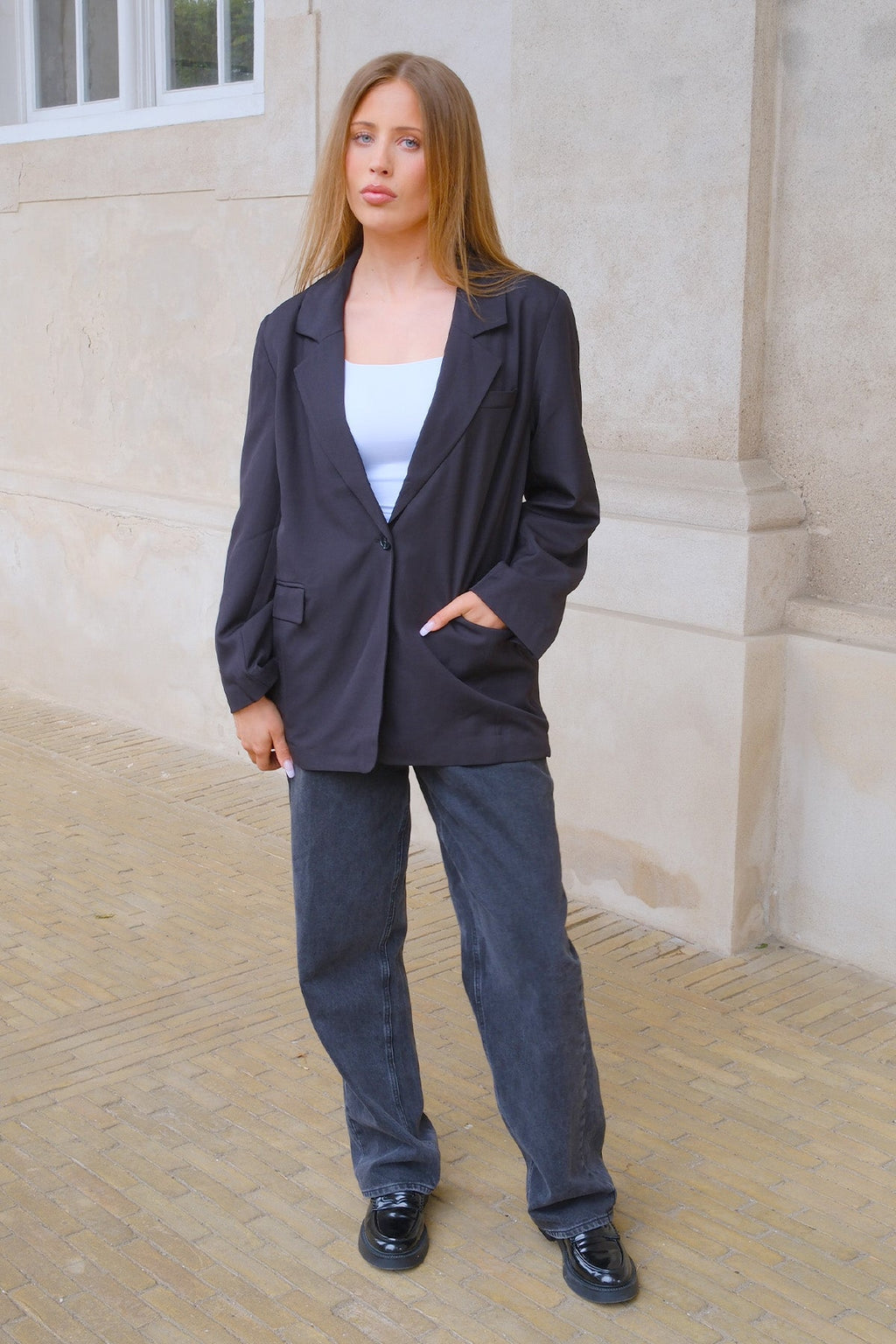 Blazer oversize - nero