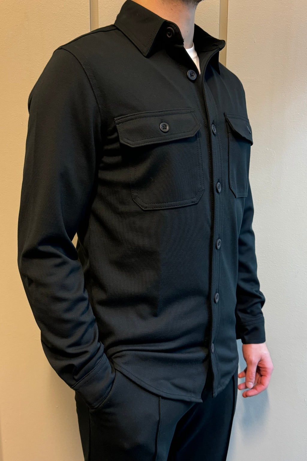 Performance Regular Openshirt - nero