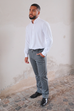 Performance Pants Wide - Grigio melange