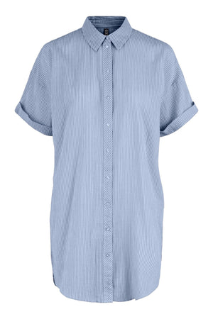 Terra Lang Skjorte - Kentucky Blue