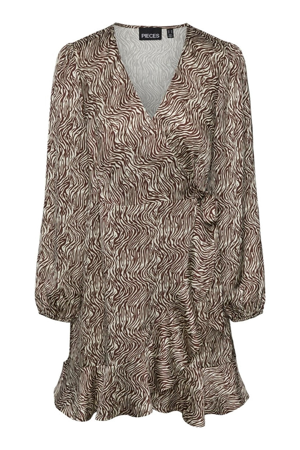 Juliet Wrap Kjole - Coffee di cicoria