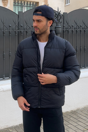 Puffer Jacket - Navy