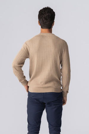 Pullover Cable Knit - Sand