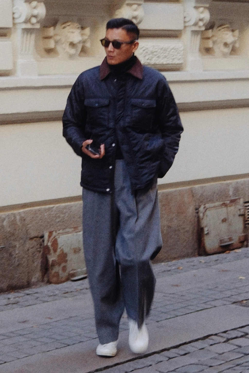 Giacca trapuntata - Navy