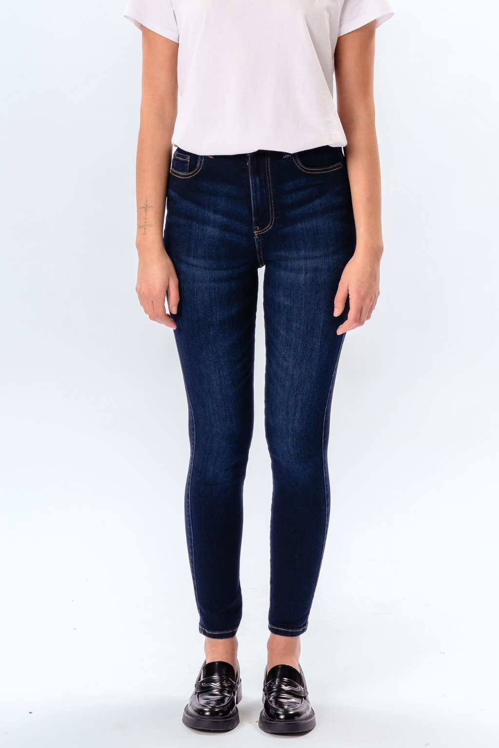 The Original Performance Skinny Jeans - Dark Blue Denim