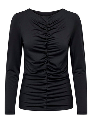 Sofie Long Sleeve Blouse - Black