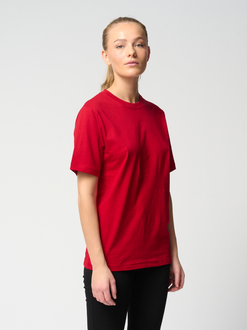 Oversized t-shirt - Rød - TeeShoppen - Rød