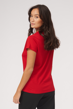 T -shirt di base - rosso