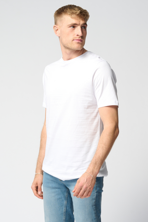T -shirt di base organica - bianco