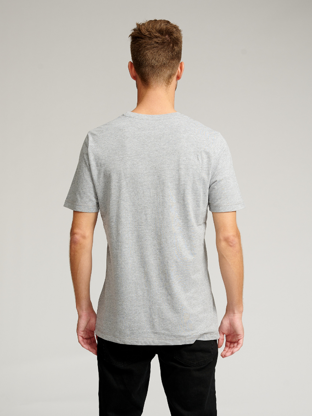 T -shirt di base organica - Grigio