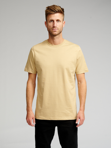 T -shirt di base organica - beige