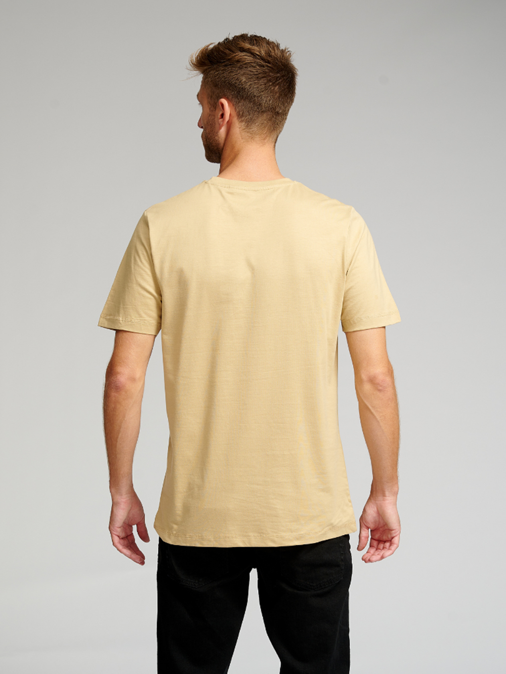 T -shirt di base organica - beige