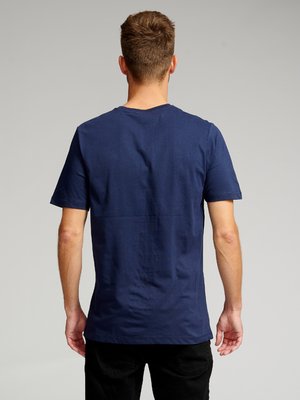 T -shirt di base biologica - blu scuro