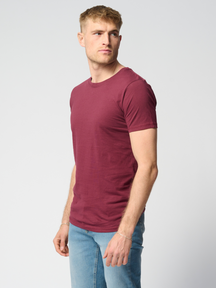 T -shirt muscolare - rosso bordeaux