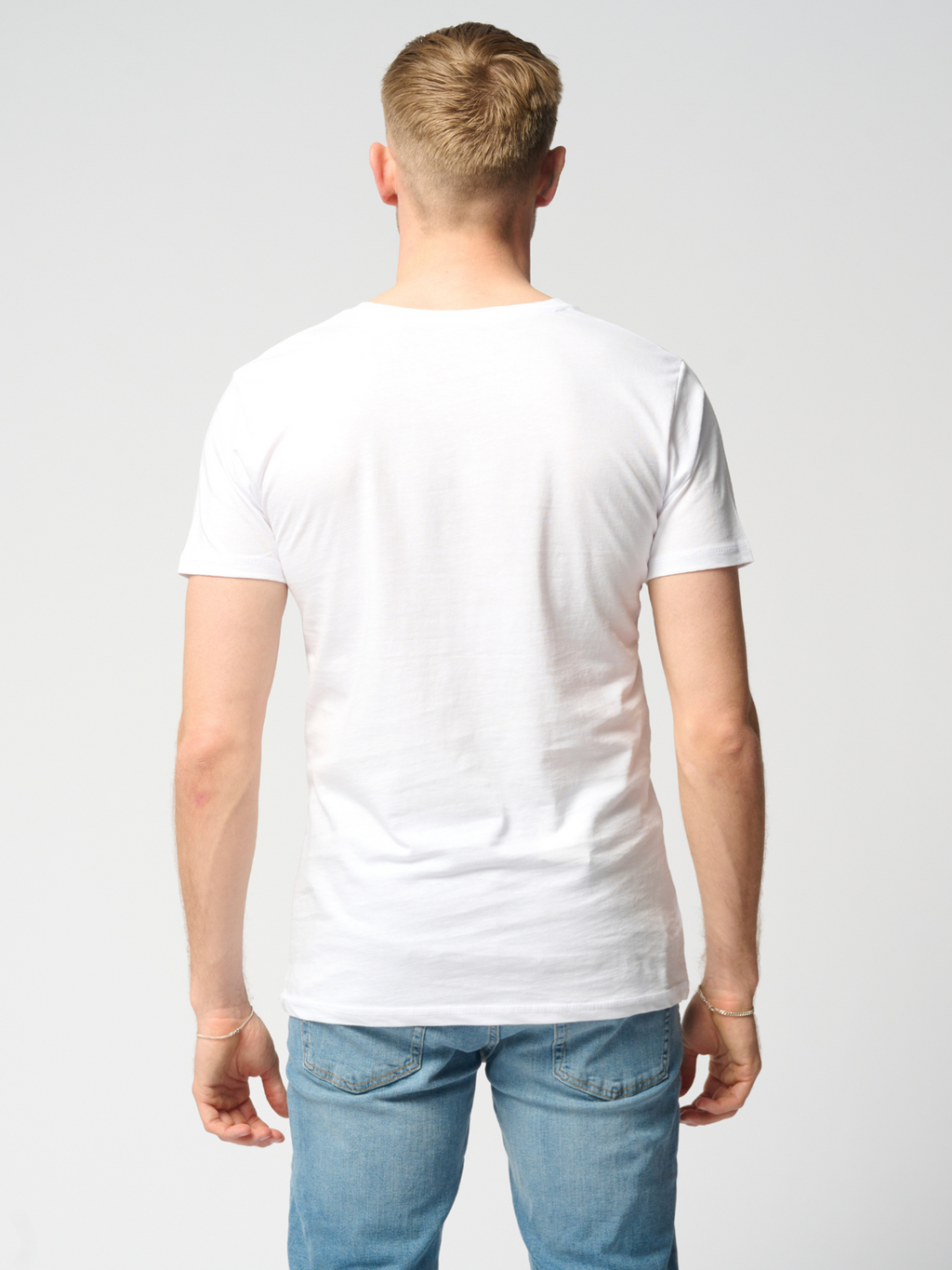 T -shirt muscolare - bianco